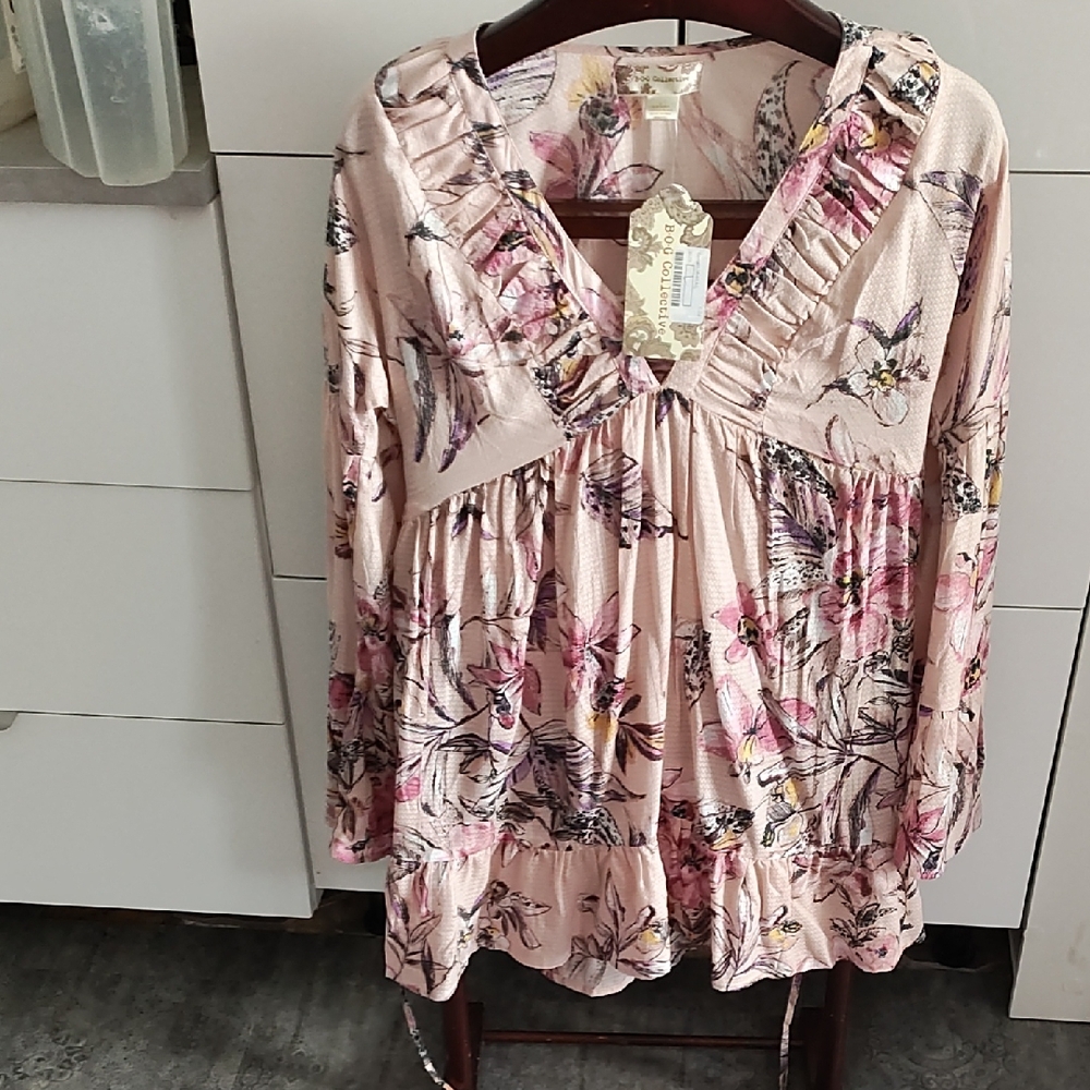 BOG Collective Floral Blouse